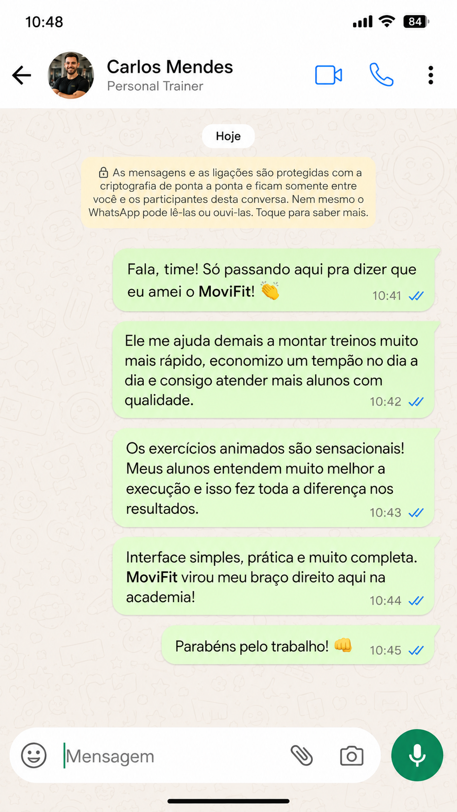 Depoimento de cliente — Carlos Mendes, Personal Trainer