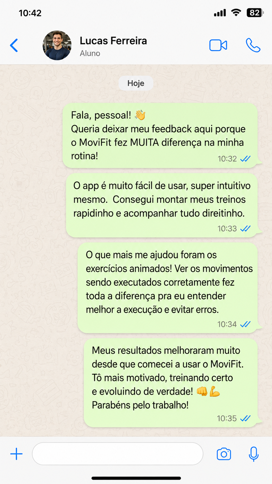 Depoimento de cliente — Lucas Ferreira, Aluno